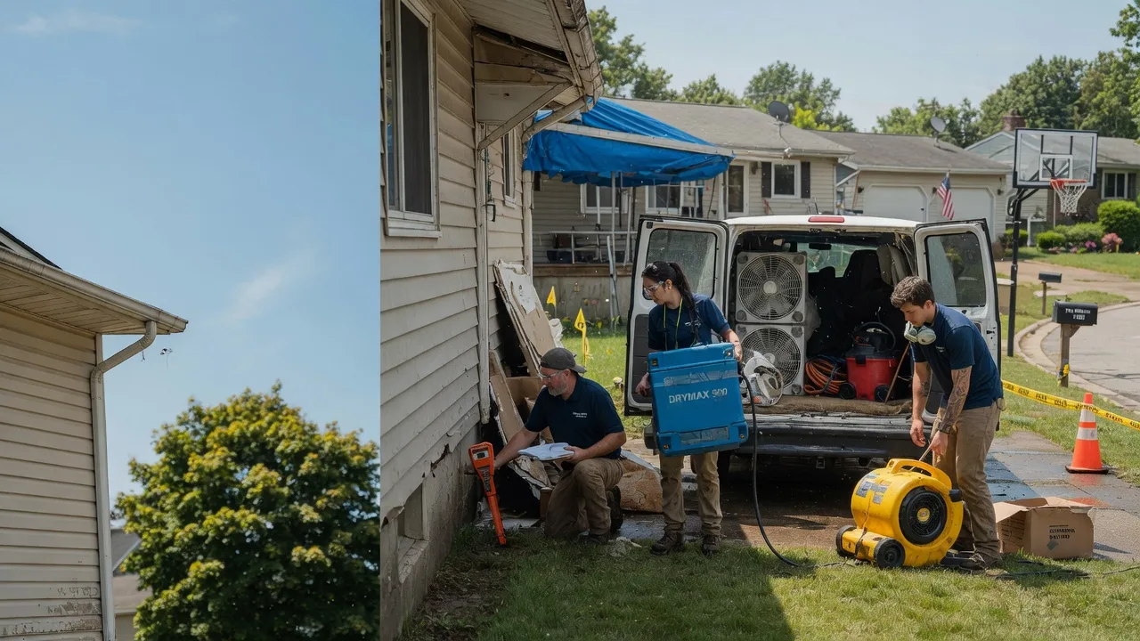Ceiling Leak Cleanup in Marysville, IN near me