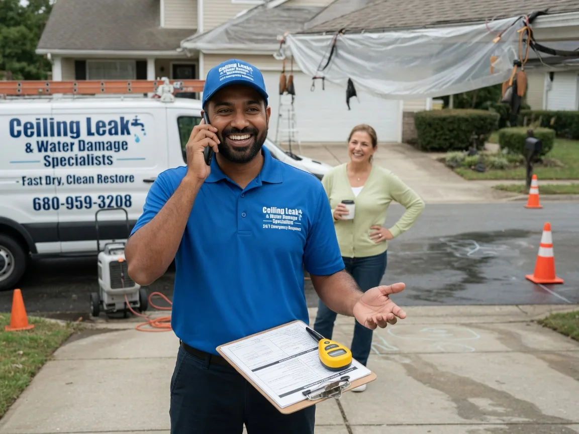 Ceiling Leak Cleanup Marysville, IN FAQs
